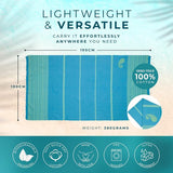 hamamhanddoek, XXL 100x190 cm, voor strand of bad, 100% katoen, handgeweven, exclusief design, 100 x 190 cm