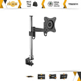 RICOO Monitorhouder tafel, VESA tafelhouder voor 13-30 inch, monitorhouder 1 monitorarm TS2211, beeldschermhouder kantelbaar zwenkbaar monitorarm beeldschermhouder houder monitorhouder