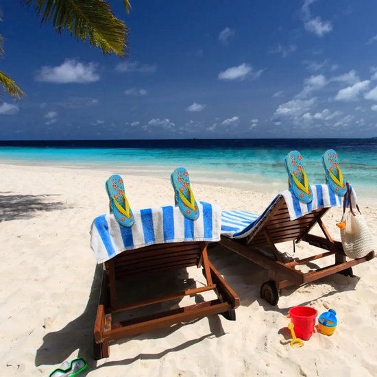 4-delige nieuwe flip-flop-strandhanddoekklemmen, veilige reisknijpers voor binnen en buiten, jumbo-clip voor strand, tuin, zwembad, ligstoel of ligstoel