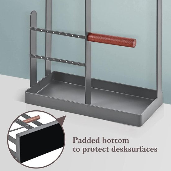 Sieradenstandaard, sieradenhouder, sieradenboom, kettinghouder, sieradenstandaard, kettingophanging, sieradenstandaard, kettingstandaard, kettinghouder, kettingstandaard, grijs