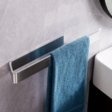 Towel Rail Bathroom Towel Rail No Drilling Two Arms Towel