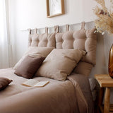 Hoofdbord stof 70 x 9 x 45 cm, natuur, 9 x 45 cm