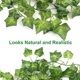 12 stuks kunstklimop, hangende slinger, kunstklimopslinger, 20 meter, voor bruiloft, feest, keuken, tuin, wanddecoratie