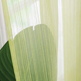 Groene voile gordijnen lijn 140x245cm set van 2, transparante ogen gordijnen met gordijnhouder