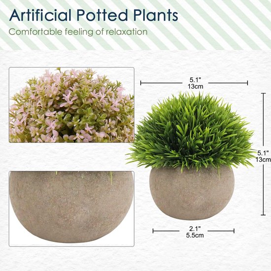 3 stuks kunstplant kunstgras decoratieve potplant onnechte kunstplanten badkamerdecoratie in pot voor badkamer kantoor balkon badkamer decoratie