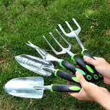 Tuingereedschapsset, 9-delige roestbestendige tuingereedschapsset met opbergtas, tuinset, handgereedschap, geschenkkit, hoogwaardig tuingereedschap, ideaal tuincadeau voor vrouwen en mannen