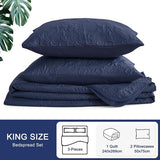 bedspread 240x260 blue