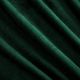 Knuffeldeken 130 x 170 cm, donkergroen, warme pluche deken, fleecedeken, woondeken, bankdeken, superzacht, behaaglijke en aangename microvezel flanellen deken