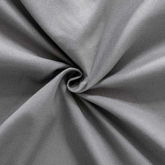 Hoeslaken geborsteld microvezel hoeslaken 30 cm diepte zak (grijs, 140x200cm)