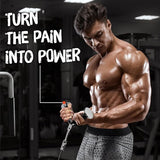 Machineaccessoires, uittrekbaar (optie): tricepstouw, afzonderlijke D-greep, V-vormige stang en roterende rechte staaf.