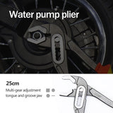 Professionele 4-delige tangset universele combinatietang 170 mm punttang 170 mm zijsnijder 160 mm waterpomptang 250 mm voor huishouden, werkplaats gereedschap tangen handgereedschap