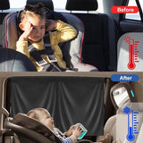 Zonwering auto baby zonwering magnetisch voor uv-bescherming, hittebescherming, 2 stuks auto verduistering ramen