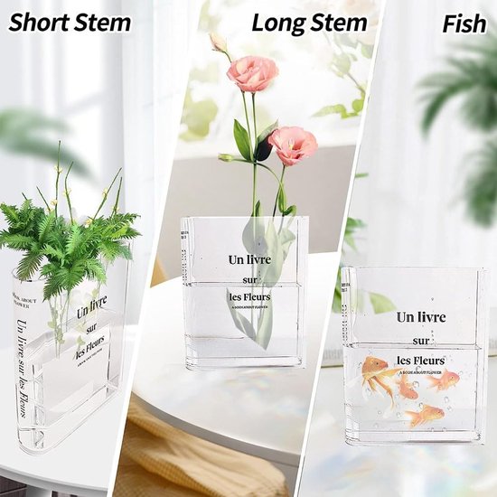 Vaas,transparant plastic