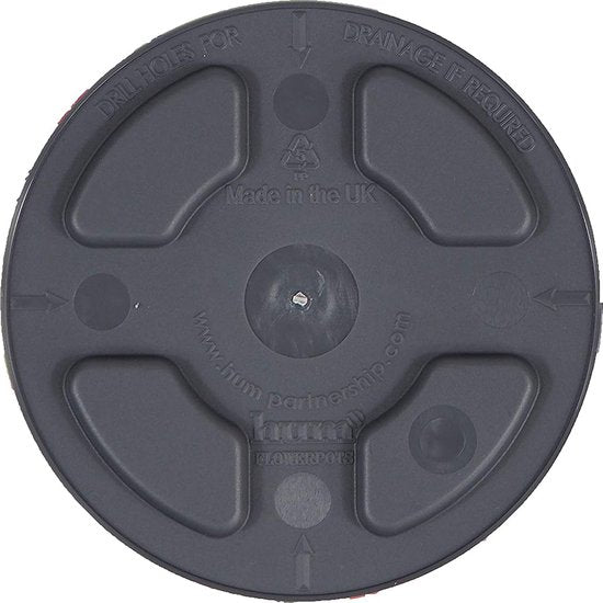 Set van 3 verschillende kleuren en patronen van 15 cm, kunststof bloempotten voor binnen en buiten, veelkleurig4.6 van 5 sterren