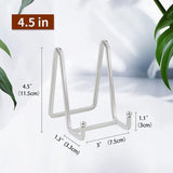 metalen plaatstandaard is gemaakt van duurzaam en dik ijzerdraadmateriaal