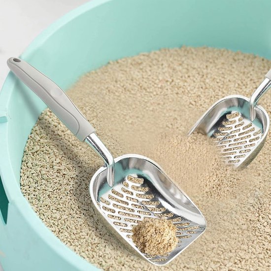 Kattenbakschep, kattenbakschep metaal, schep kattenbak, kattenbakschep voor kattenbak, kattenbakschep, kattenbakschep, kattenbakschep, strooischep kattenbak, kattenbakschep