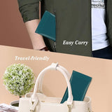 Brillenkoker, 2 stuks draagbare zonnebrillen etui met kliksluiting brillenkoker zachte bril beschermhoes leesbrillenetui voor dames met reinigingsdoekje