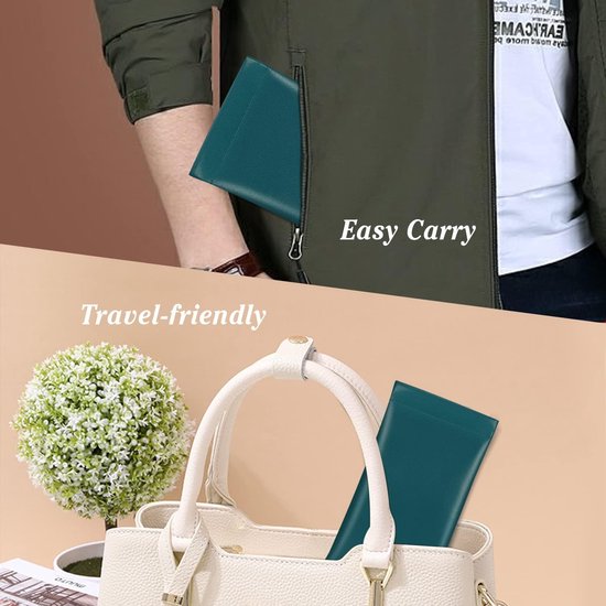 Brillenkoker, 2 stuks draagbare zonnebrillen etui met kliksluiting brillenkoker zachte bril beschermhoes leesbrillenetui voor dames met reinigingsdoekje