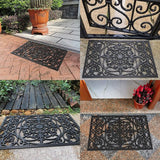 Deurmat, rubber, voetmat, outdoor, regenbestendig, antislip deurmat, weerbestendige deurmat voor buiten. Deurmat, rubber, voetmat, buiten, bestand tegen regen, antislip deurmat, weerbestendige deurmat voor buiten.