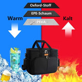 24 liter, inklapbare lunchbox, zachte koeler met grote capaciteit en verstelbare schouderriem voor outdoor-reizen, camping, strand