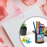 100 x wasknijpers van metaal, duurzame handdoekklemmen in bonte kleuren, strandhanddoekklemmen, kleurrijke klemmen, 100 stuks