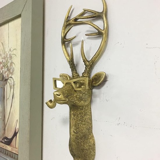 Hoofd-wanddecoratie, muurkunstdecoratie, hertenkop, wandtapijt, huisdecoratie, waterbestendig, bronsd hars, dierensculptuur, zonnecrème, dierenhoofd, wandtapijt, ornamenten (konijn)