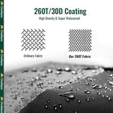 Mini Kleine Paraplu Zakparaplu met 6 Ribben, 260T Stof en Aluminium Paraplubak, Paraplu Compact Opvouwbaar Lichtgewicht Outdoor UV-bescherming Paraplu's