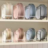 Metalen 2 Pack Plaat Rek / Schijf Drainer - Keuken Cabinet Opslag Organiser, Tafelgerei