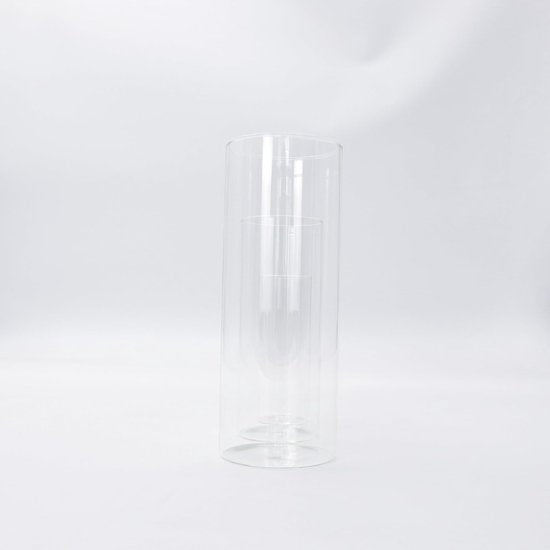 Glazen Cilinder Vazen Voor Tafeldecoratie, Hewory 6Pcs Heldere Vaas Set Voor Bruiloft Evenementen Centerpieces, Orkaan Kaars Houders Voor Pijler Drijvende Kaarsen, Bloemen Vaas Woonkamer Home Decor