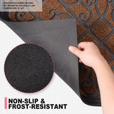 Schoonloopmat 45 x 75 cm, deurmat voor buiten, duurzame vuilvanger, antislip deurmat voor huisdeur, entree, huisingang, terras, sterk gefrequentieerd gebied