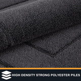 Dirt Trapper Mat voor gebruik binnenshuis, 86 x 150 cm, antislip en machinewasbaar, hondenmat, zeer absorberende welkomstmat voor vuile, natte schoenen en poten