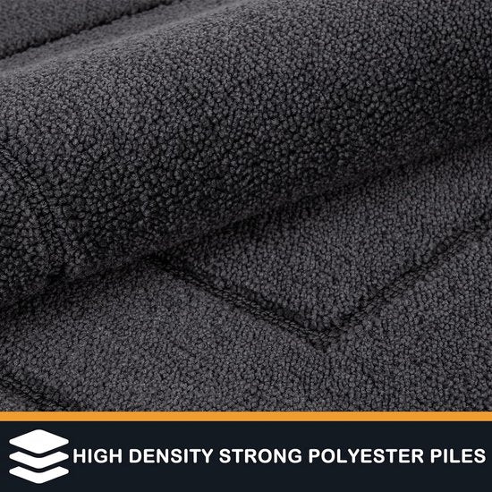 Dirt Trapper Mat voor gebruik binnenshuis, 86 x 150 cm, antislip en machinewasbaar, hondenmat, zeer absorberende welkomstmat voor vuile, natte schoenen en poten