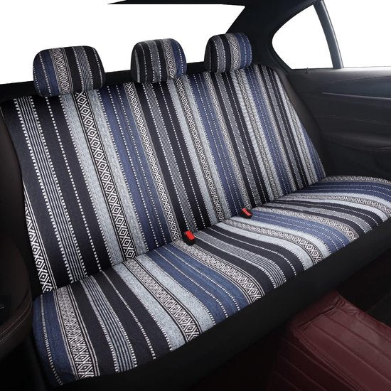 Autostoelhoezenset universeel, Boheems & Baja-stijl, autostoelhoezen, zware stoffen dekendoek