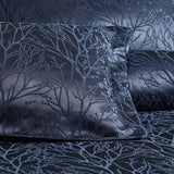 ELART bedlinnenset sprei 150x200 cm en 50x70 cm 1 kussen | Bed Gooi Deken voor Zomer Gewatteerde Deken voor Bed Sofa Gooi | Jacquard Stoffen Deken Zacht en Modern (Marineblauw)