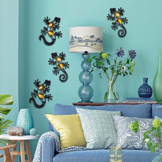 Mooie wanddecoratie - Gemaakt van hoogwaardig ijzer en glas