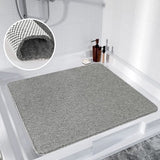 Douchemat, antislip, 60 x 60 cm, zacht, comfort, veiligheidsbadmat, antibacteriële badmat met afvoergaten, antislipmat, douche voor badkuip en natte ruimtes