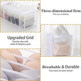 3 stuks ondergoed organizer, opvouwbare beha-organizer, beha, opbergdoos, wasbare opbergdoos, ondergoed, lade, organizer, kledingkast, organizer voor beha's, sokken, stropdassen, sjaals