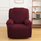 Copripoltrona Relax Lounge Chair, voor Copripoltrona 1 Posto Universale, moderne elektrische Copripoltrona Relax Lounge chair met tas Lavabile, Coperture per Divano da Massaggio, Vino Rosso