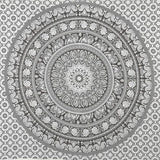 Mandala wandtapijt - decoratief strandlaken hippie wandtapijt olifant gooien wandtapijt - 152 x 127 cm - grijs Mandala wandtapijt - decoratief strandlaken hippie wandtapijt olifant gooien wandtapijt - 152 x 127 cm - grijs
