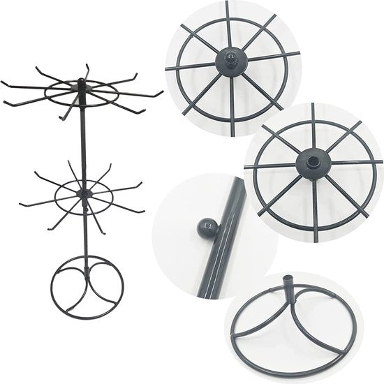 Ketting Juwelendoos, Afneembare Metalen Juwelendoos, Metalen Ketting Juwelenhouder, Boom Juwelendoos voor Kettingen, voor Horloges, Kettingen, Armbanden, Kettingen, Ringen, Oorbellen