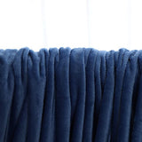 Knuffel deken pluizig extra zachte en warme vloeren flanel fleece deken, rimpels resistent/anti-verkleuring als SOFHADE hoek of bed surfen, Größe:150 cm x 200 cm, Farbe:Dunkelblau