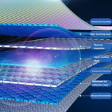 Zonnescherm voor de auto, zonneklep, voorruit, opvouwbaar, uv-bescherming, zonnescherm, bescherming, 130 x 65 cm