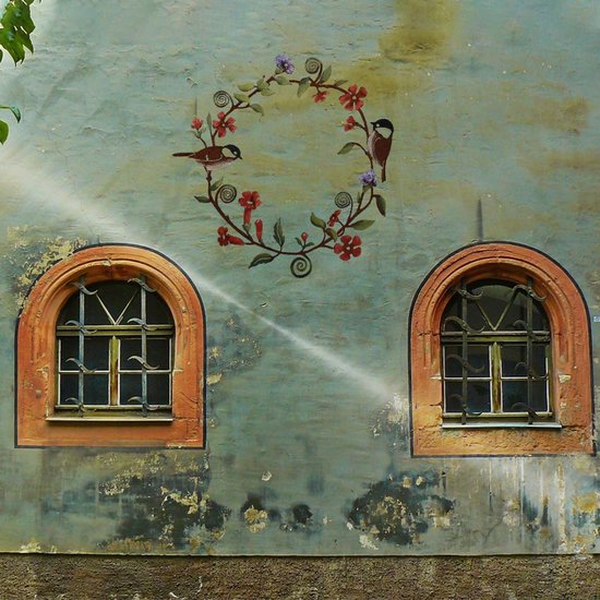 Krans,ijsmaanster,diameter is 30 cm