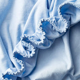 Hoeslaken 140x200cm | 100% gekamd katoen 165gsm | Bedlaken 140x200 tot 25 cm matrashoogte | Jersey | Premium kwaliteit | Mooie kleuren | Lichtblauw | 140 x 200 +30