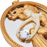 Dame van het Meer Art Deco wandspiegel