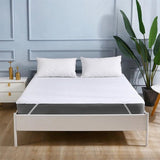 Waterdichte matrasbeschermer, 160 x 200 cm, katoen, ademende matrasbeschermer, wit Waterdichte matrasbeschermer, 160 x 200 cm, katoen, ademende matrasbeschermer, wit