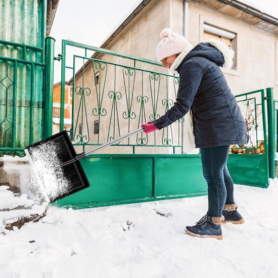 Afneembare sneeuwschep handsneeuwschep draagbare sneeuwschep uittrekbare sneeuwschop