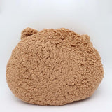 Schattig pluche kussen, sofakussen, knuffeldieren, zachte bankdecoratie, geschenken voor verjaardag, Kerstmis, 35 x 27 cm (beer)