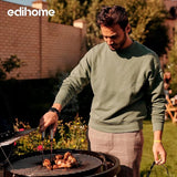 barbecuebestek, barbecueaccessoires, 25-delige accessoireset, professionele set, roestvrij staal, cadeaus voor mannen, met koffer voor grillrooster, premium