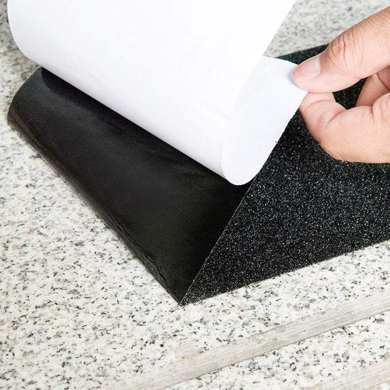 Antislip trapmatten, 15 cm x 60 cm, antislipstrips, trapset met zelfklevende beschermtrapmatten – 10 stuks